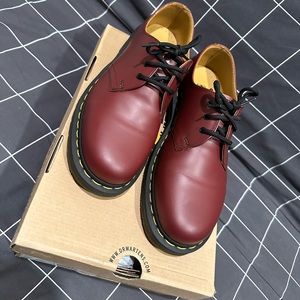 Dr. Marteen 1461 | Cherry Red Smooth | Mens Size 8 US